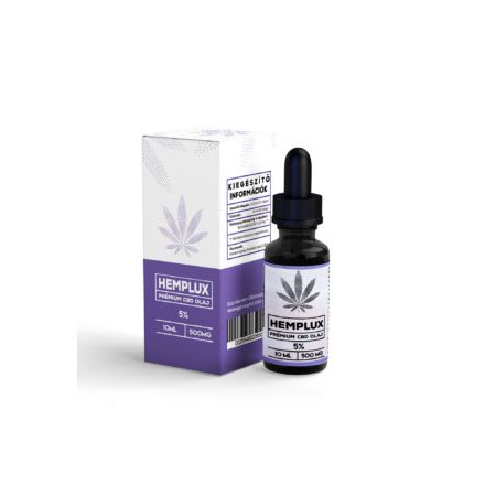 Hemplux CBD olaj 5% 500mg Full Spectrum  10ml