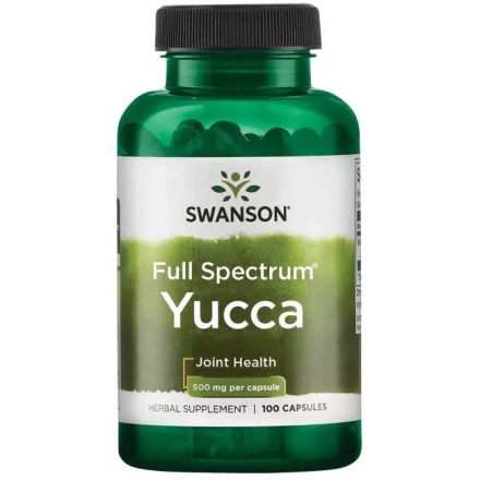 Swanson Yucca (pálma gyökér) 500mg 100 kapszula  