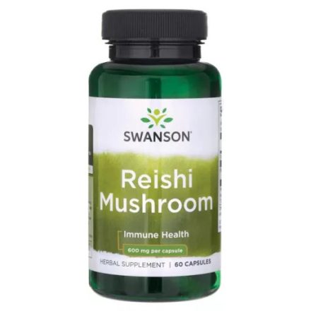 Swanson Reishi (Ganoderma) gomba 600mg 60 kapszula