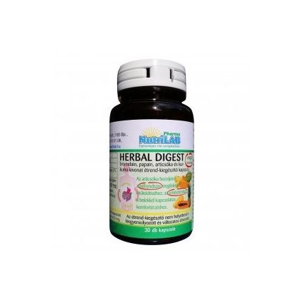 NutriLAB Herbal Digest növényi emésztőenzim 30 kapszula 