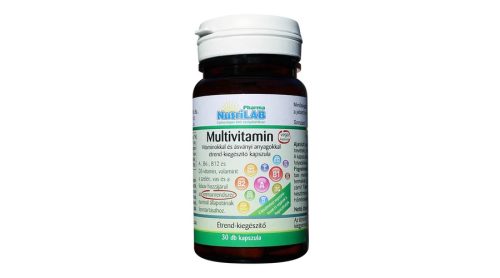 NutriLAB Multivitamin vitaminokkal és ásványi anyagokkal 30 kapszula