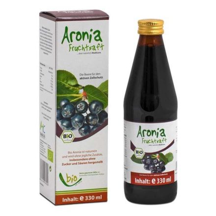 Medicura Fekete berkenye 100% Bio gyümöcslé 330ml Aronia