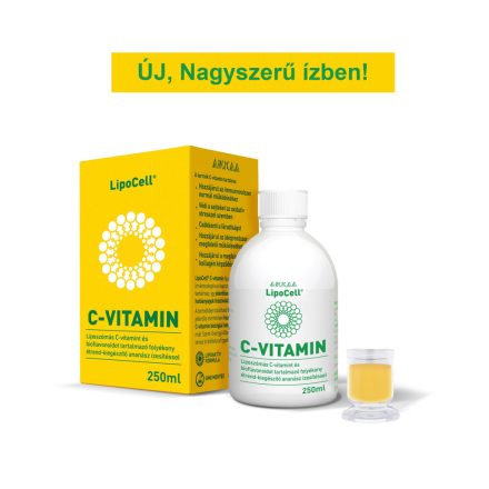 Hymato LipoCell liposzómás C-vitamin 500mg ananászos ízben 250 ml 