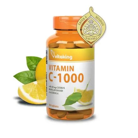 Vitaking C-vitamin 1000mg Bioflavinos 90 tabletta 