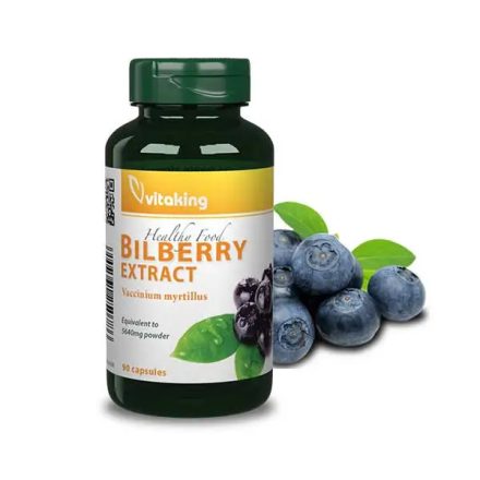 Vitaking Fekete áfonya Bilberry extract 90 kapszula 