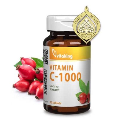 Vitaking C-1000mg 25mg csipkebogyóval 30 tabletta