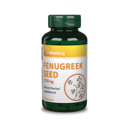 Vitaking Görögszéna mag (Fenugreek Seed) 1220mg, 90 kapszula