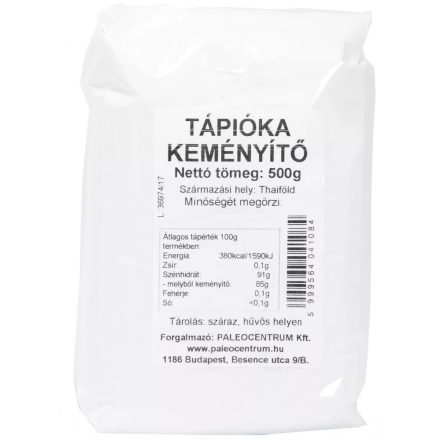 Tápióka keményítő liszt 500g