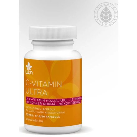 WTN C-vitamin 500mg ultra Indiai egres Acerola Camu 60 kapszula  