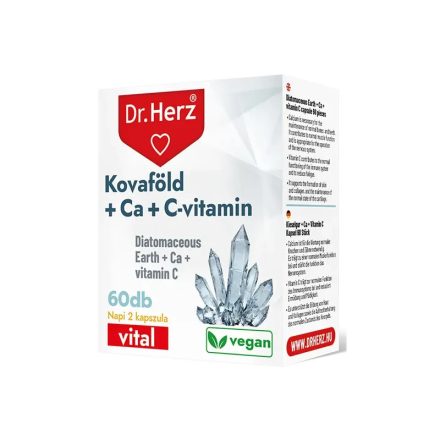 Dr. Herz Kovaföld+Kalcium+C-vitamin kapszula 60 db 