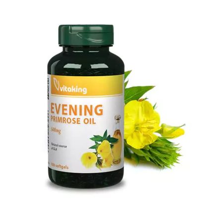 Vitaking Ligetszépe olaj ( Evening Primrose Oil) 500mg 100 kapszula