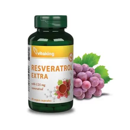 Vitaking Rezveratrol extra 125mg 90 vegan kapszula 