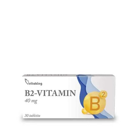 Vitaking B2 vitamin 40mg 30 tabletta