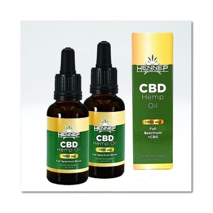 HENNEP ® CBD Olaj 1000mg 30ml Full Spectrum DUO Pack 