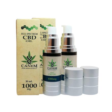 CANEM CBD OLAJ 1000MG DUO Pack 2x30ML FULL SPECTRUM GOLD 