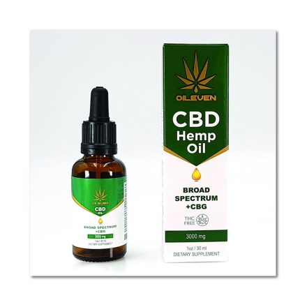 Oileven ® CBD+CBG Olaj 3000mg 30ml THC mentes