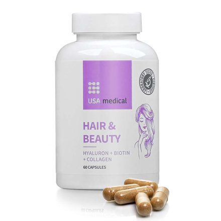 USA Medical Hajvitamin 60 kapszula HAIR & BEAUTY 