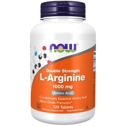 Now Foods L-Arginine 1000 mg 120 vegán tabletta