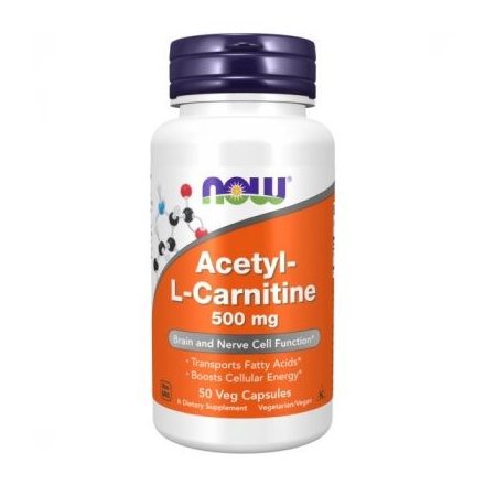 Now Foods Acetyl-L-Carnitine 500 mg 50 veg kapszula 