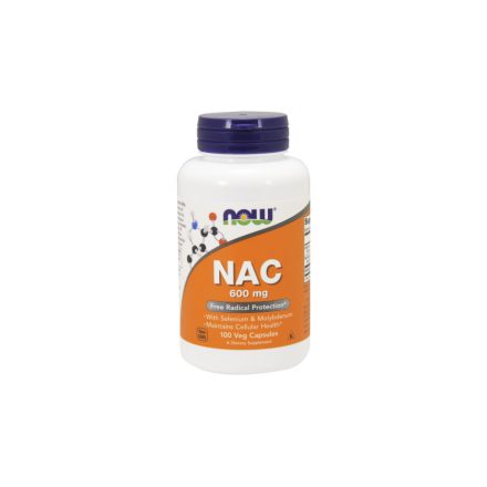 Now Foods NAC 600mg N-Acetyl 100 kapszula 
