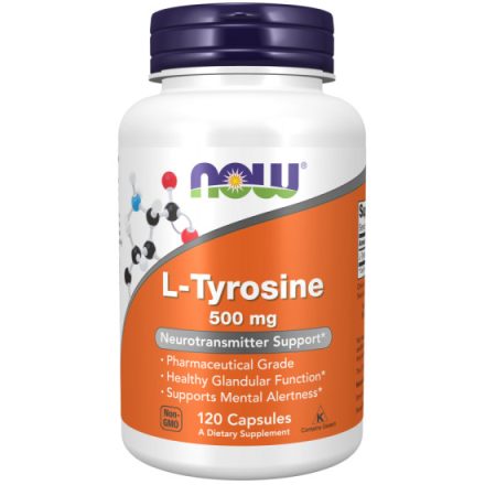 Now Foods L-Tyrosine 500 mg Tirozin 120 kapszula