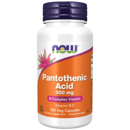 Now Foods Pantothenic Acid B-5 vitamin 500mg 100 vegán kapszula