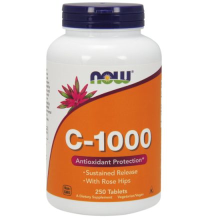 Now FoodsC vitamin 1000 mg Elnyújtott felszívódású 250 tabletta 