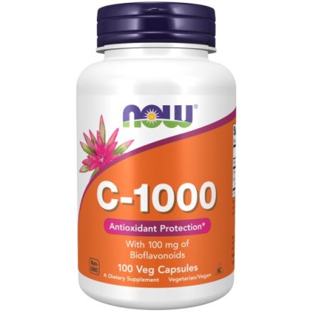 Now Foods C vitamin 1000mg c-vitamin bioflavonoiddal 100 kapszula 