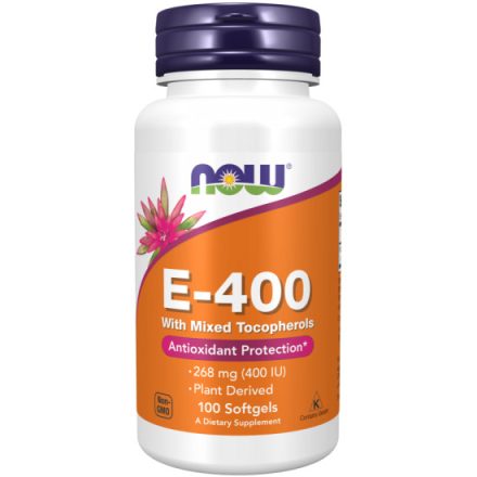 Now Foods E-vitamin 400 100 softgels 