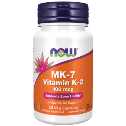 Now Foods K-2 vitamin 100 mcg MK7 K2 60 kapszula 