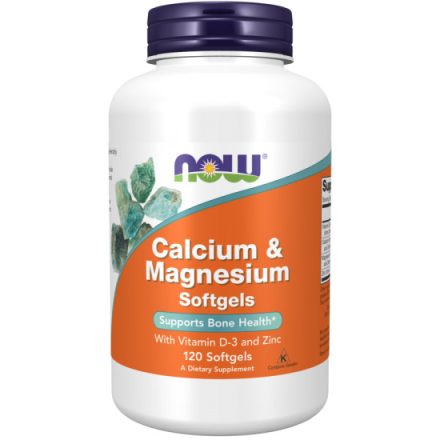 Now Foods Calcium Magnézium + D + cink 120 softgels