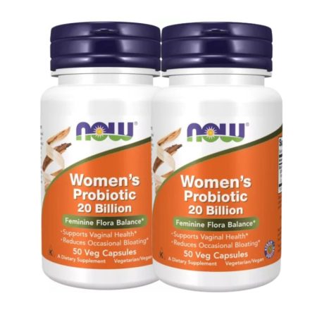 NOW Women's Probiotic Női probiotikum DUO Pack 2x50 db kapszula