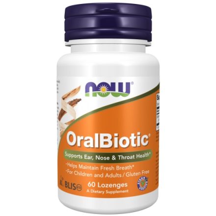 Now Foods OralBiotic szájflóra 60 tabletta 
