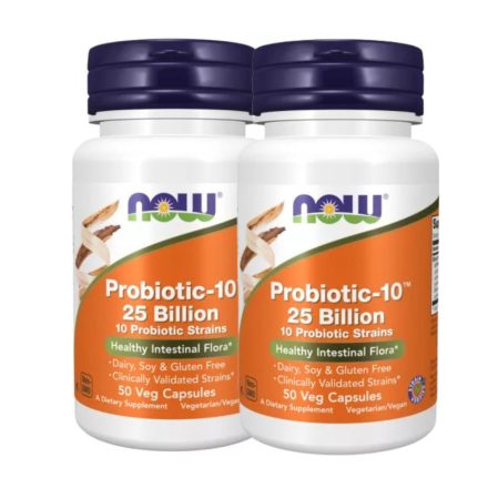 NOW Probiotic - 10 25 Billion DUO Pack 2x50 db kapszula 