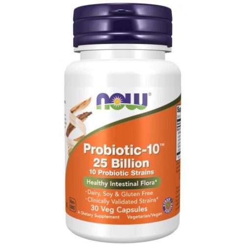 Now Foods Probiotic - 10-25 Billion probiotikum 30 veg kapszula 