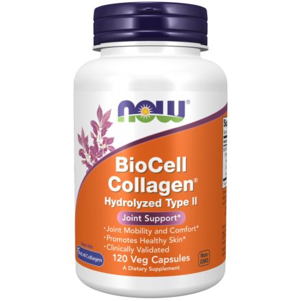 Now Foods BioCell Collagen® Hydrolyzed Type II - 120 Veg Kapszula 