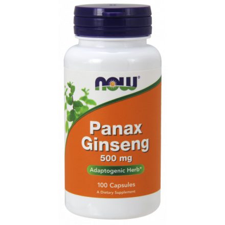 Now Foods Panax Ginseng 500 mg 100 kapszula 