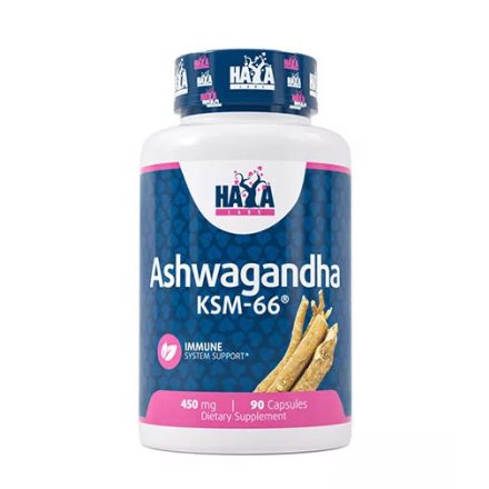 Haya Labs - Ashwagandha KSM-66 450mg / 90 kapszula 