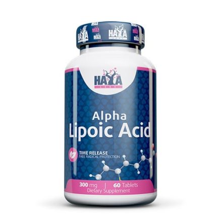 Haya Labs Alpha Lipoic Acid 300mg. / 60 Vtabs nyújtott felszívódású SR  