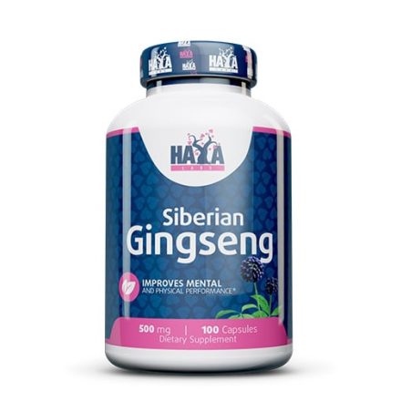 Haya Labs Siberian Ginseng 500mg  100 kapszula