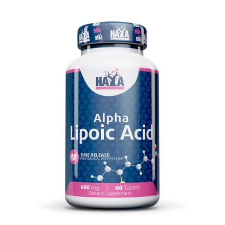 Haya Labs Alpha Lipoic Acid 600mg. / 60 Vtabs nyújtott felszívódású SR