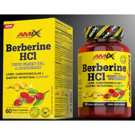 Amix Nutrition Pro Berberine HCI With Green Tea & Dandelion 60 kapszula